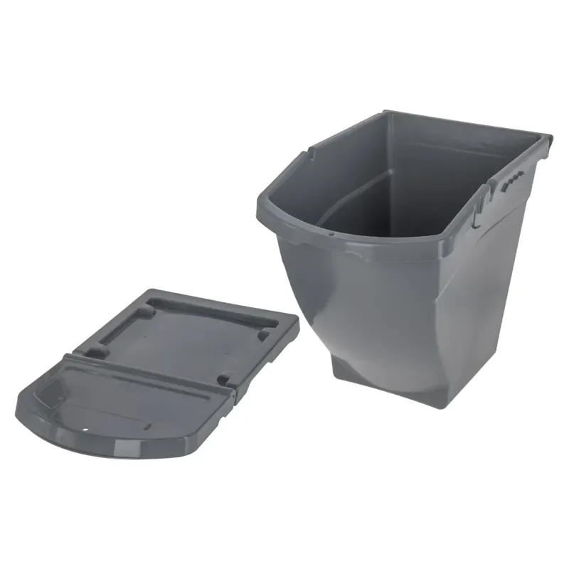 Kerbl Stackable 60L Feed Storage Box - Gray-3