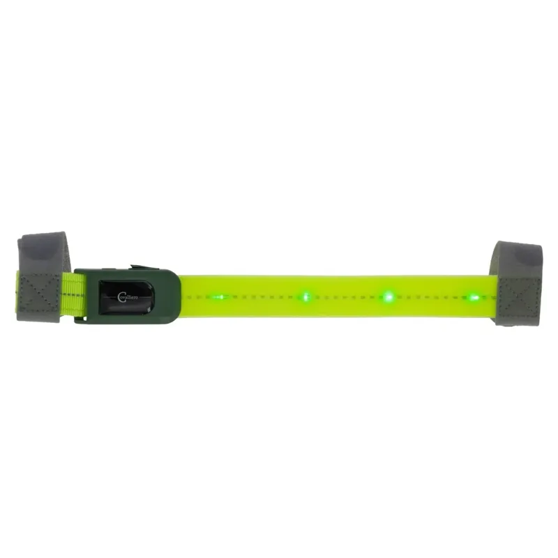Kerbl LED Hi-Vis Browband Head Strap - Yellow-1