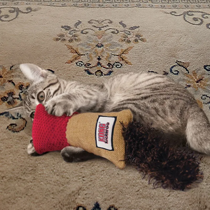 KONG Kickeroo Cuddler Cat Toy - Assorted-1