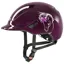 Uvex Kidoxx Dekor Riding Helmet - Flower Pony/Shiny Burgundy