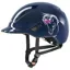 Uvex Kidoxx Dekor Riding Helmet - Flower Pony/Shiny Navy