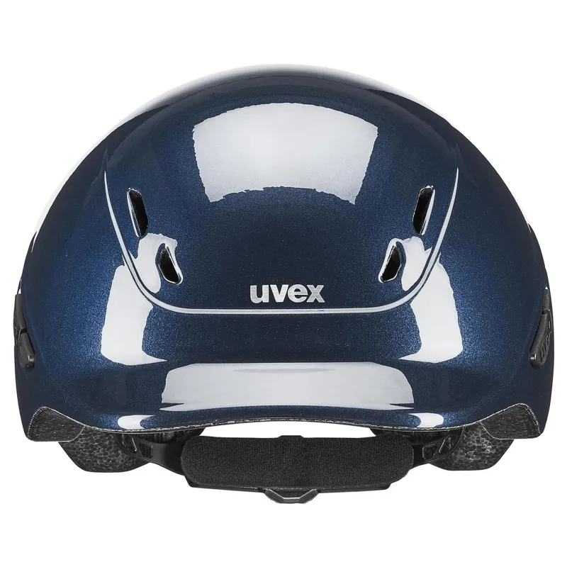 Uvex Kidoxx Dekor Riding Helmet - Flower Pony/Shiny Navy-3
