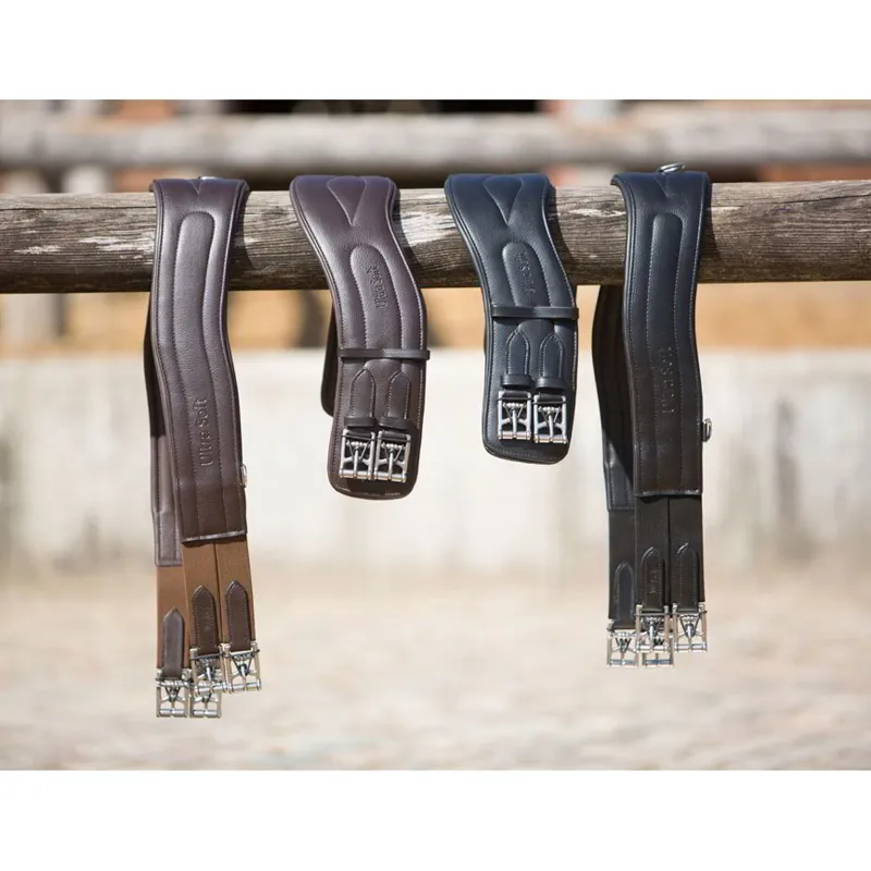 Kieffer Ultrasoft Leather Girth - Brown-1