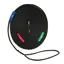 Kincade Two Tone Longe Line with Circle Markers - Black/Grey