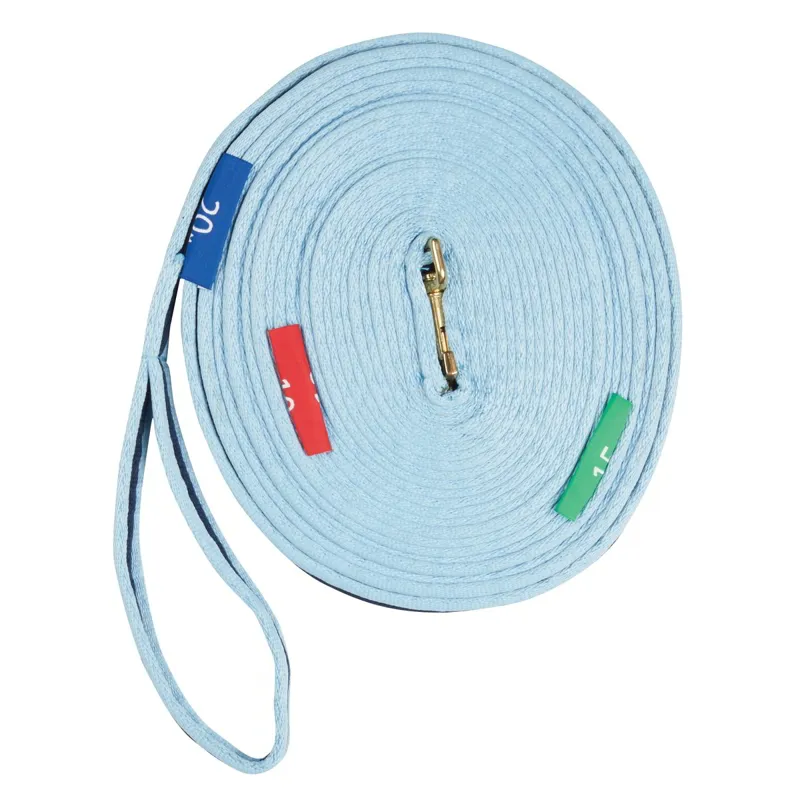 Kincade Two Tone Lunge Line with Circle Markers - Blue/Navy-1
