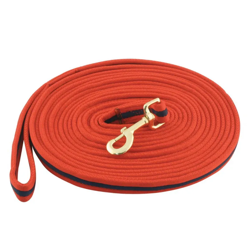 Kincade Two Tone Padded Lunge Line - Red/Navy