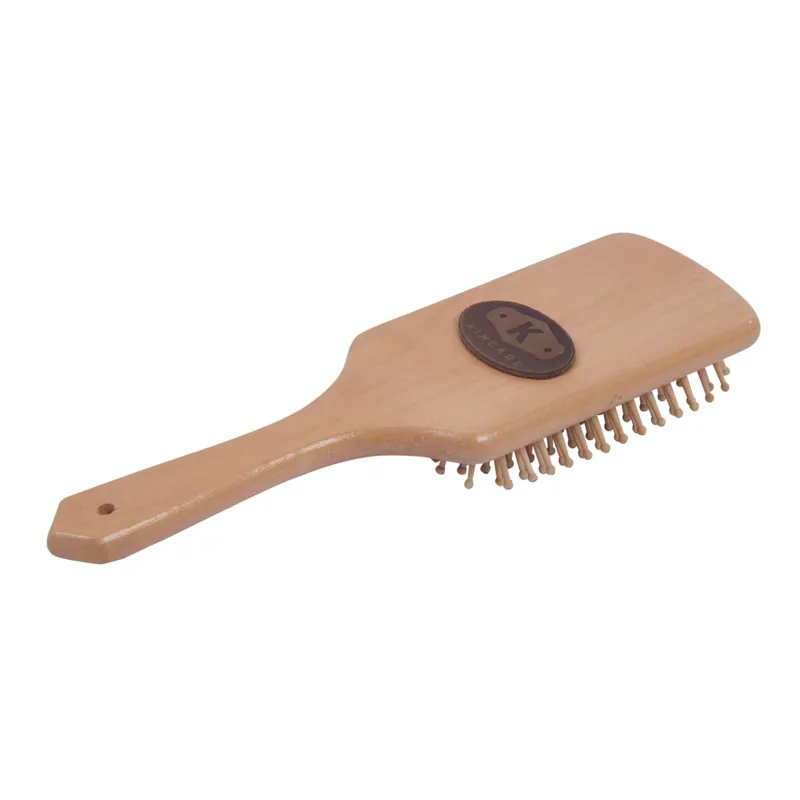 Kincade Wooden Mane and Tail Brush - Natural-1