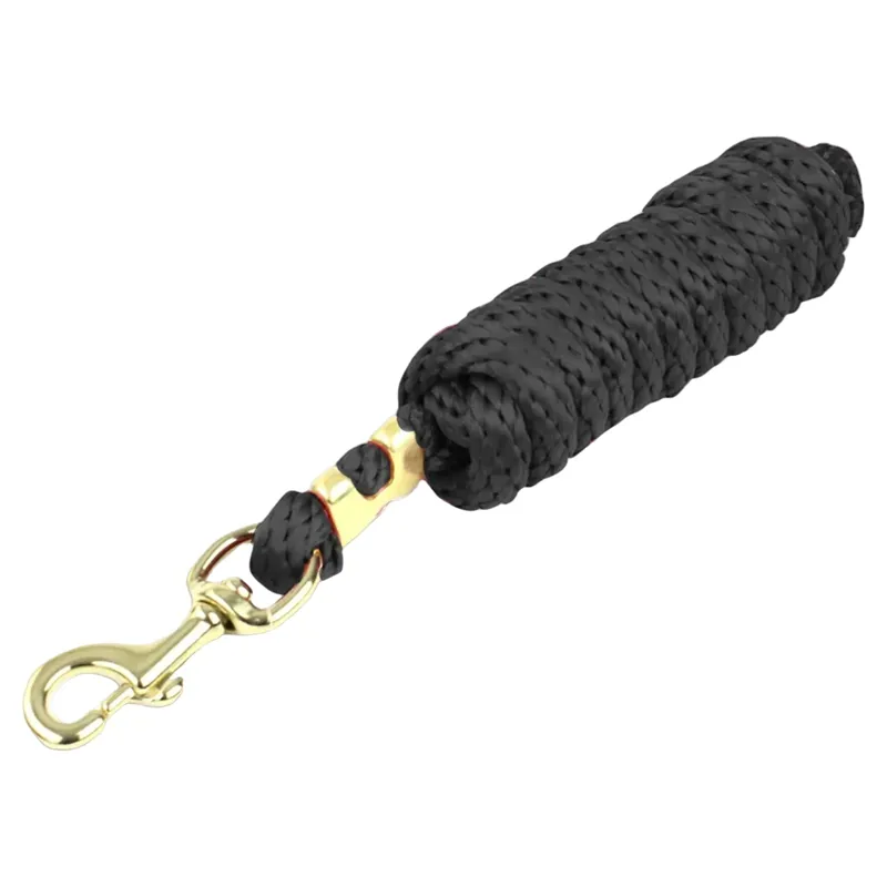 KM Elite 10ft Poly Lead Rope - Black