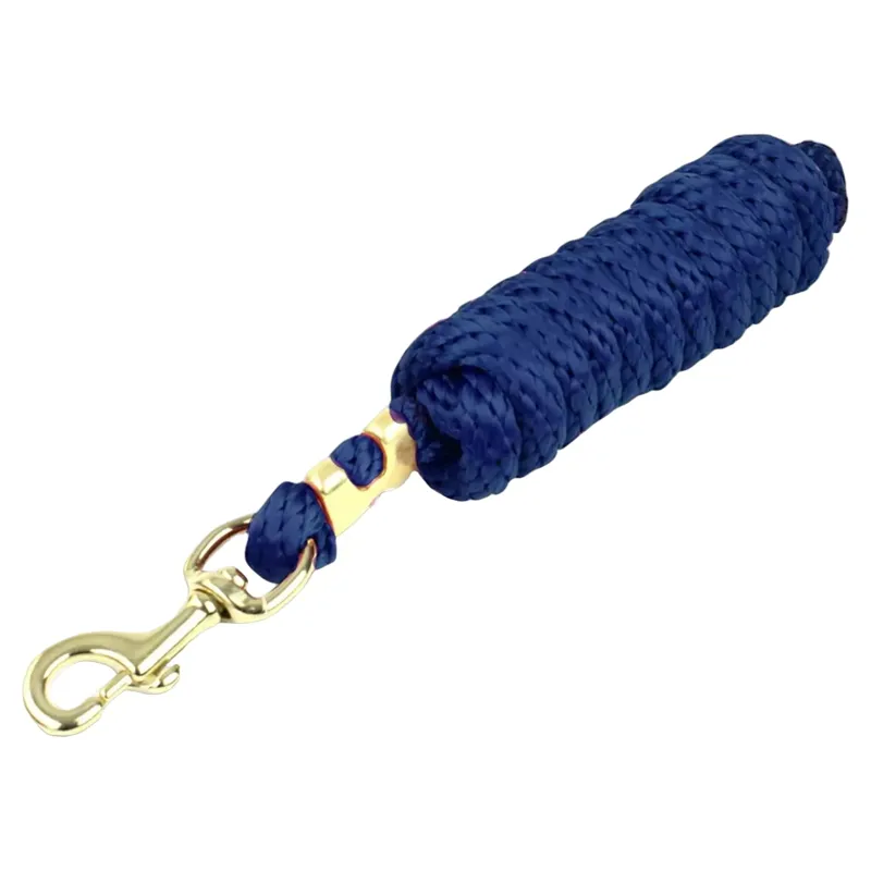 KM Elite 10ft Poly Lead Rope - Navy