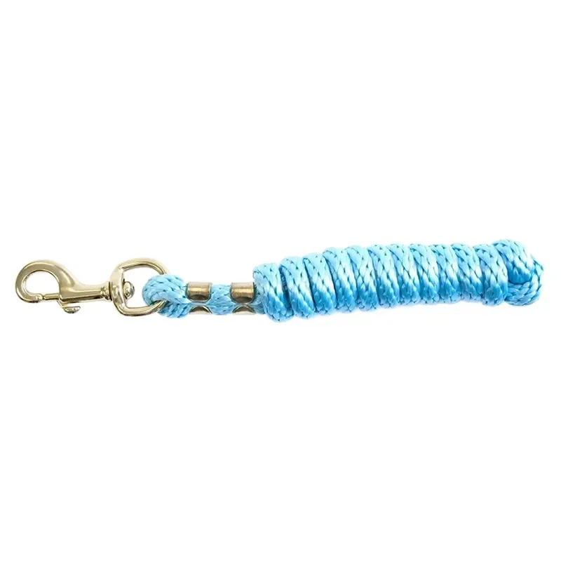 KM Elite 6ft Poly Lead Rope - Teal Blue