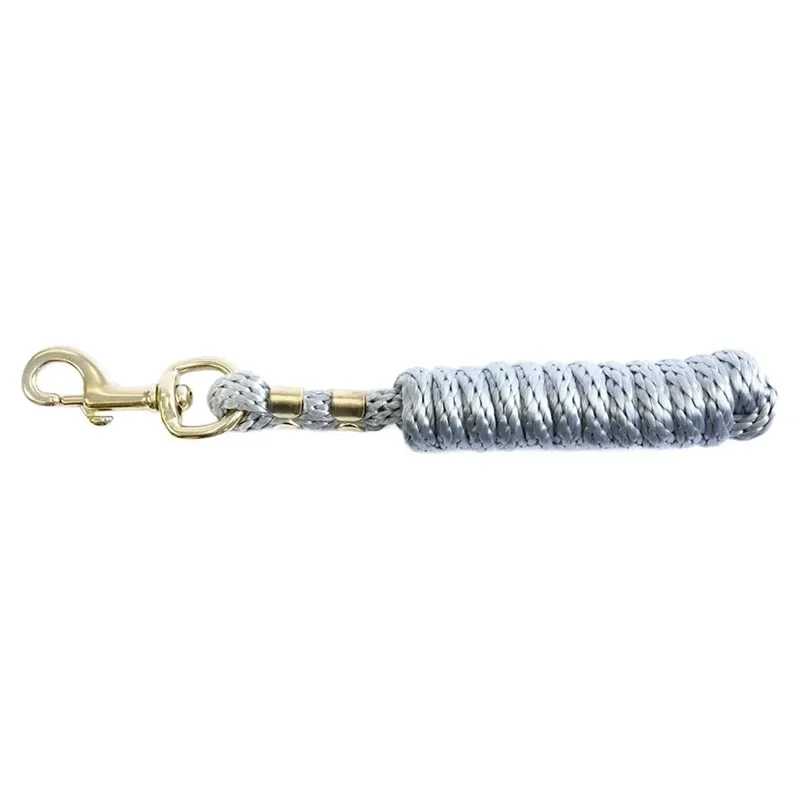 KM Elite 6ft Poly Lead Rope - Gray