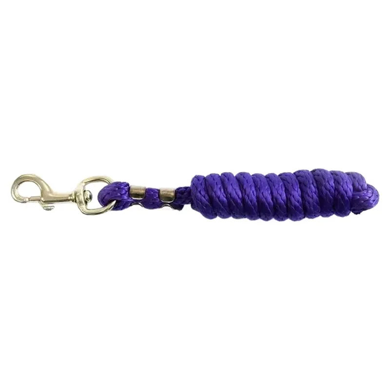 KM Elite 6ft Poly Lead Rope - Purple