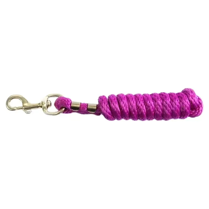 KM Elite 6ft Poly Lead Rope - Raspberry