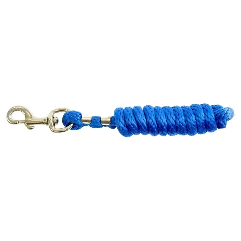KM Elite 6ft Poly Lead Rope - Royal