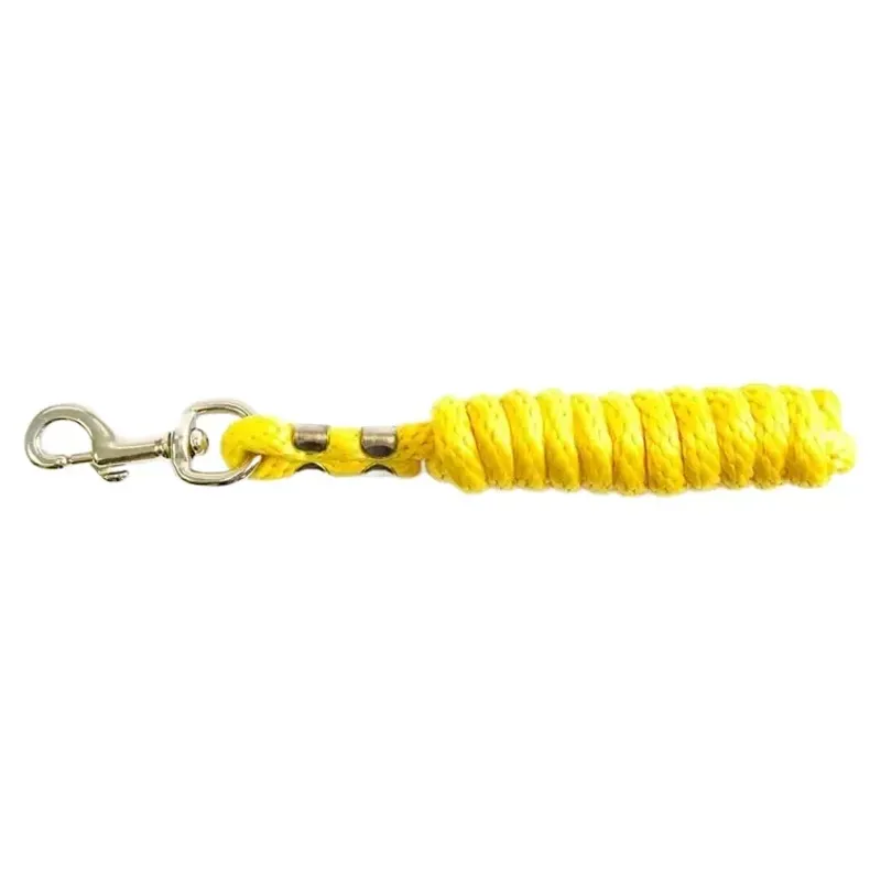 KM Elite 6ft Poly Lead Rope - Yellow