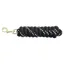 KM Elite Cotton Double Braid Lead Rope 7ft - Black/White