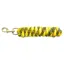 KM Elite Cotton Double Braid Lead Rope 7ft - Yellow/White
