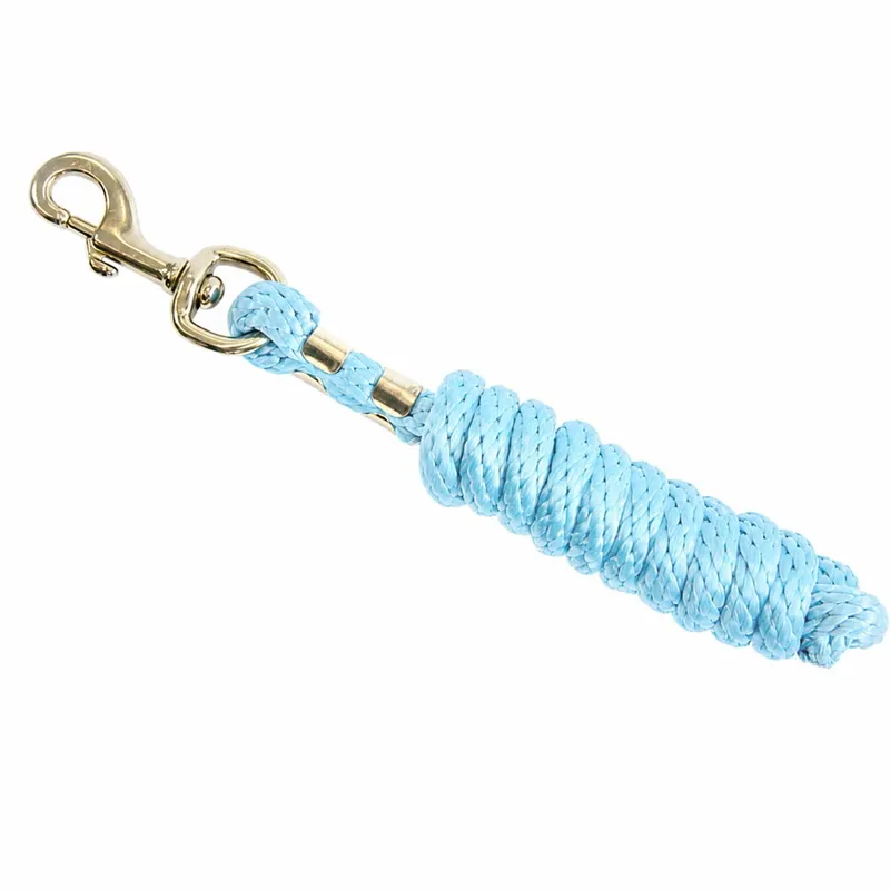 KM Elite 6ft Poly Lead Rope - Baby Blue
