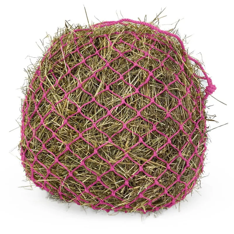 KM Elite Deluxe Extra Strong 40in Hay Net - Hot Pink