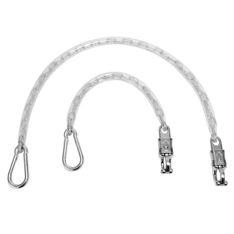 KM Elite Plastic Coated Tie Chain - Clear