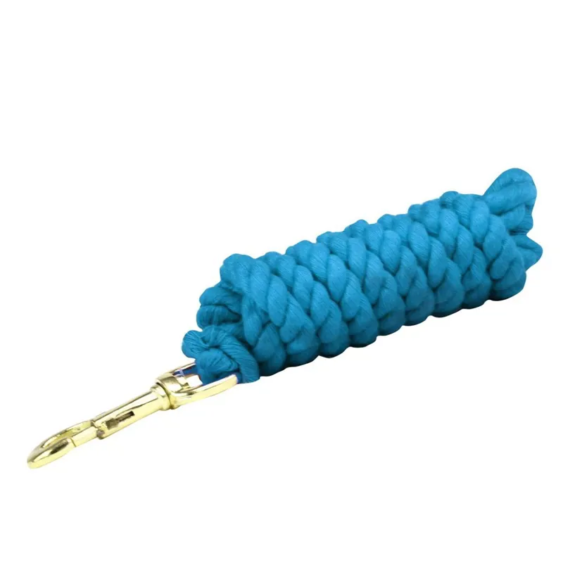 KM Elite Superfine Cotton Lead Rope - Pastel Blue-1