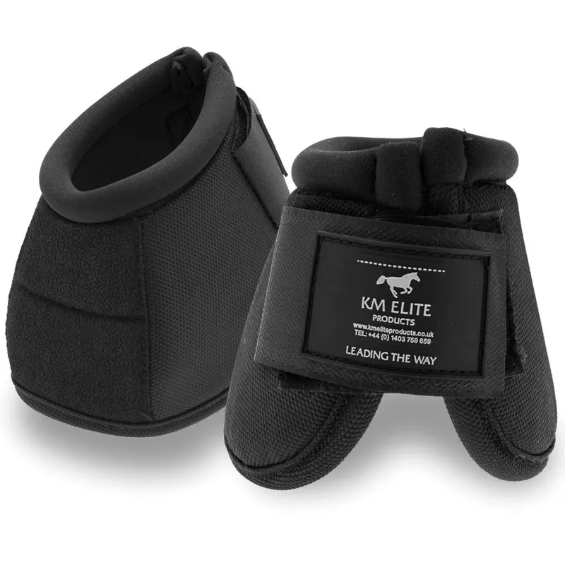 KM Elite Ballistic No-Turn Bell Boots - Black-1