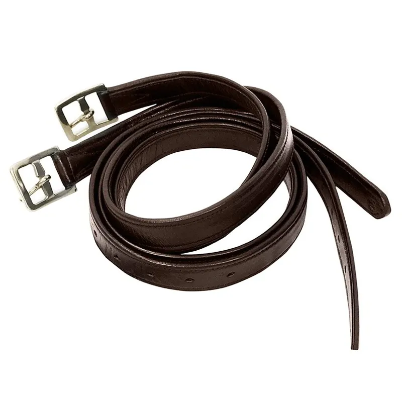 KM Elite Primera Soft Stirrup Leathers - Havana-1