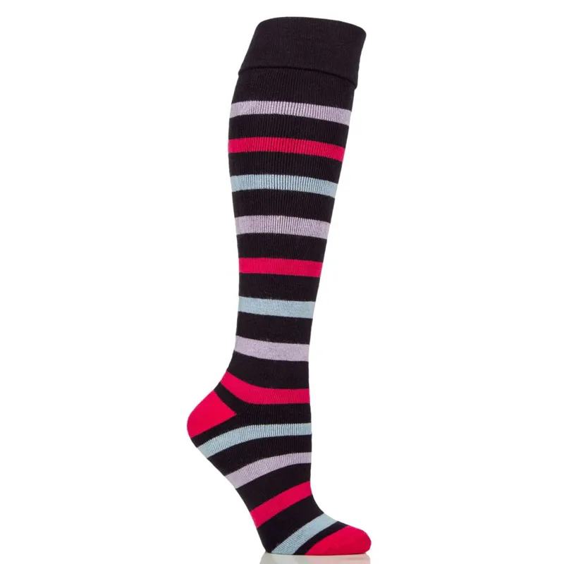 Sockshop Wild Feet Knee High Womens Tall Boot Socks - Navy