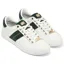 Holland Cooper Knightsbridge Ladies Court Sneakers - White/Green