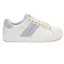 Holland Cooper Knightsbridge Ladies Court Sneakers - White/Smokey Blue
