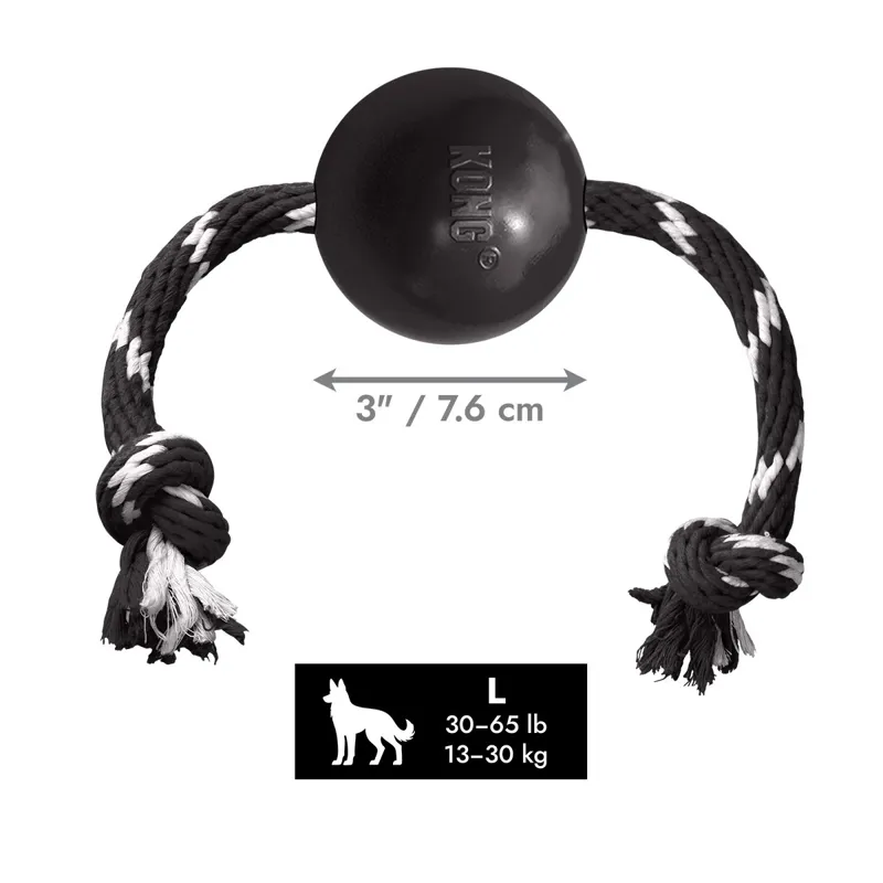KONG Extreme Ball with Rope-1