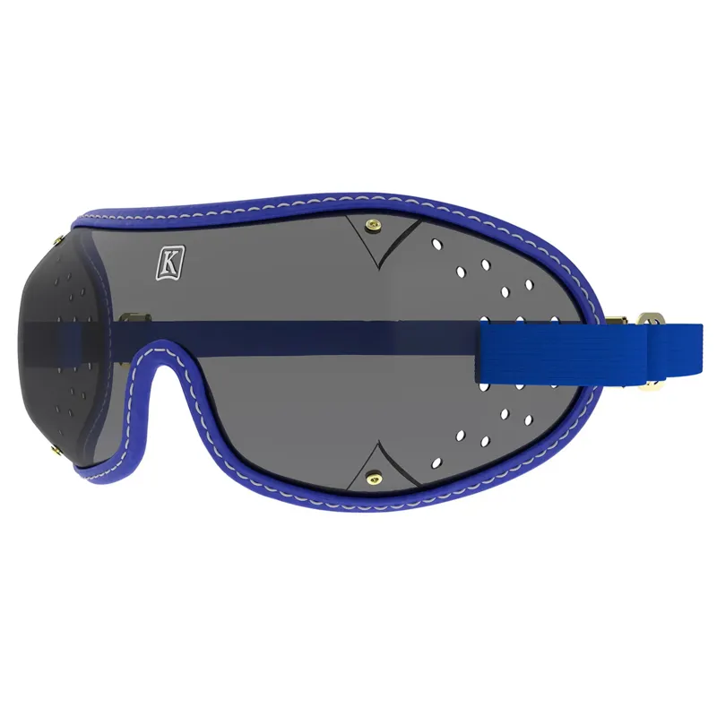 Kroops Triple-Slot Racing Goggles - Blue/Tinted-1