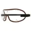 Kroops Triple-Slot Racing Goggles - Brown/Clear