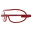 Kroops Triple-Slot Racing Goggles - Red/Clear