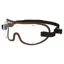 Kroops Triple-Slot Racing Goggles - Brown/Clear
