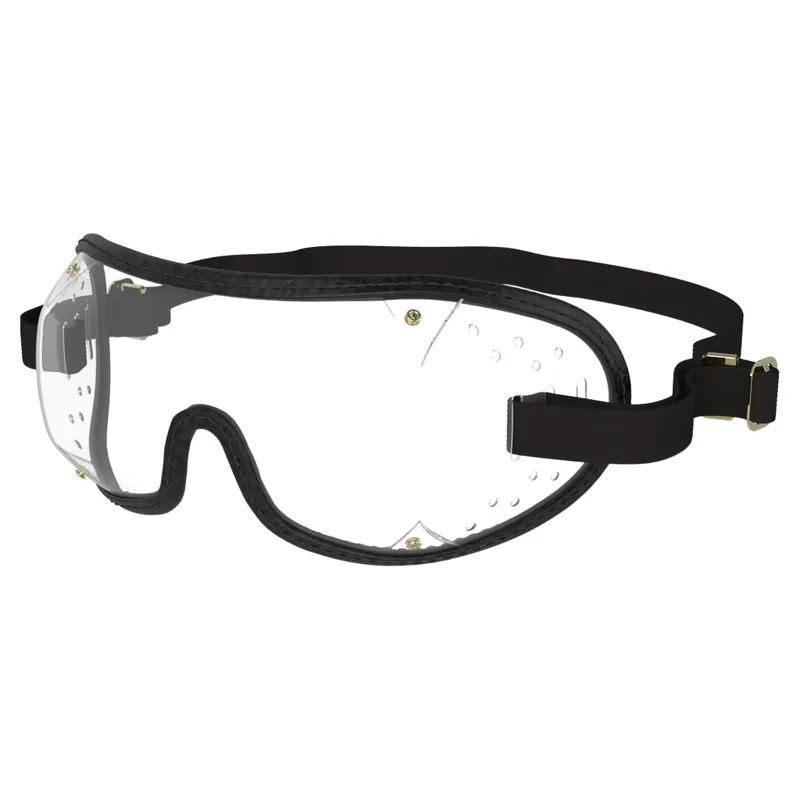 Kroops Triple-Slot Racing Goggles - Black/Clear