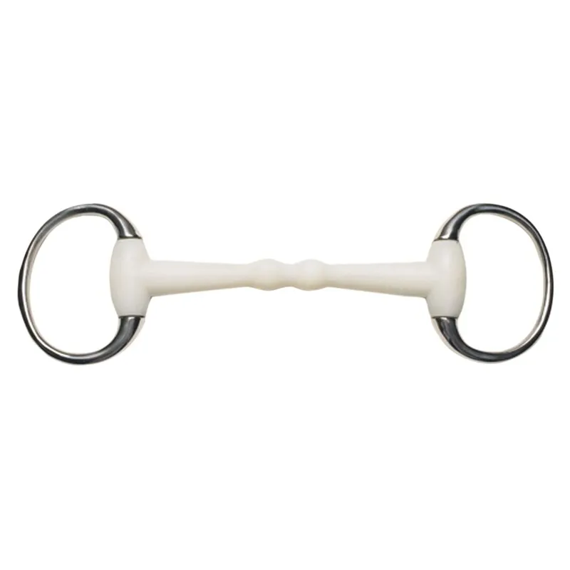 Korsteel Flexi Mullen Mouth Eggbutt Snaffle Bit-1