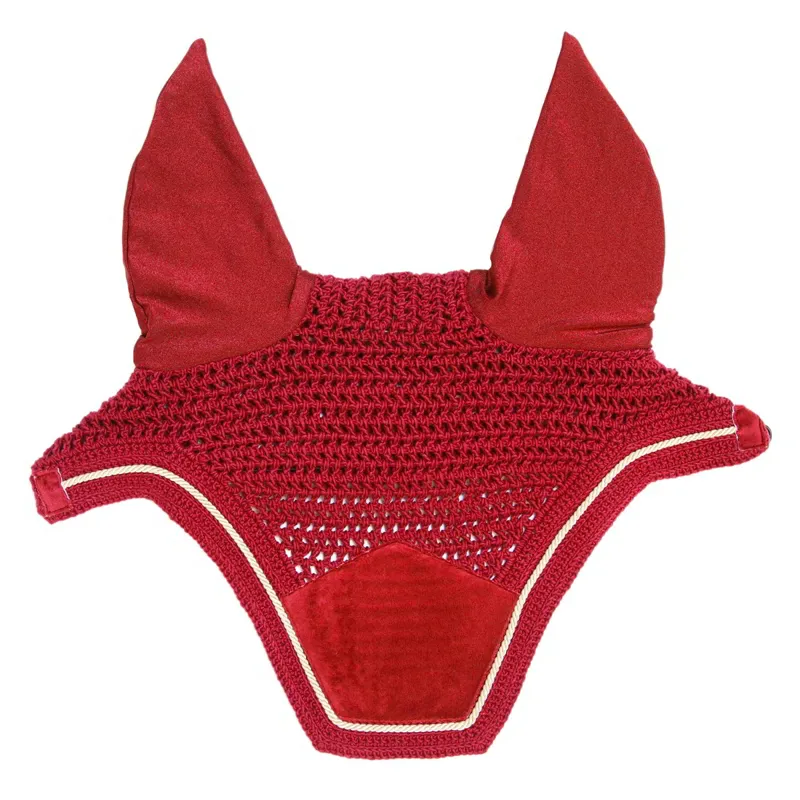 Kentucky Wellington Velvet Fly Bonnet - Red