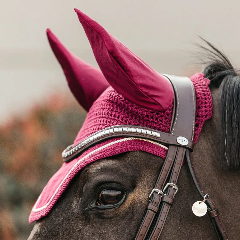Kentucky Wellington Velvet Fly Bonnet - Fuchsia-3