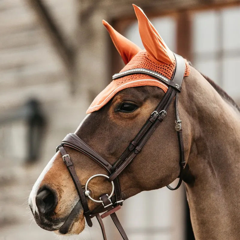 Kentucky Wellington Velvet Fly Bonnet - Orange-4
