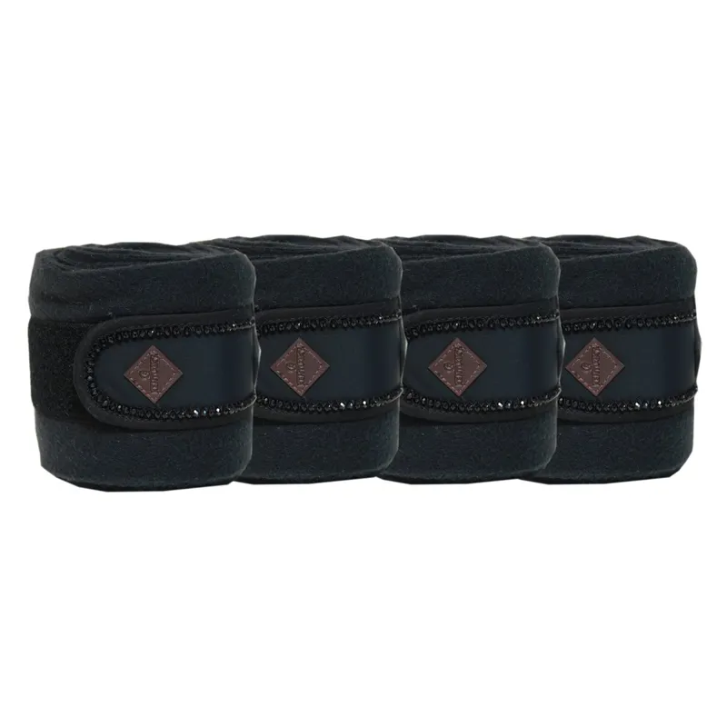 Kentucky Pearls Polar Fleece Polo Wraps - Black-1
