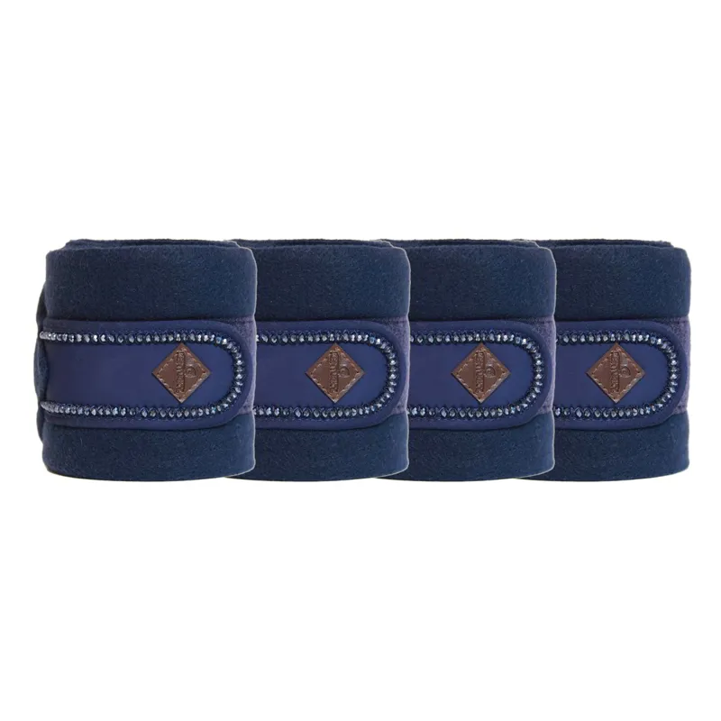 Kentucky Pearls Polar Fleece Polo Wraps - Navy-3