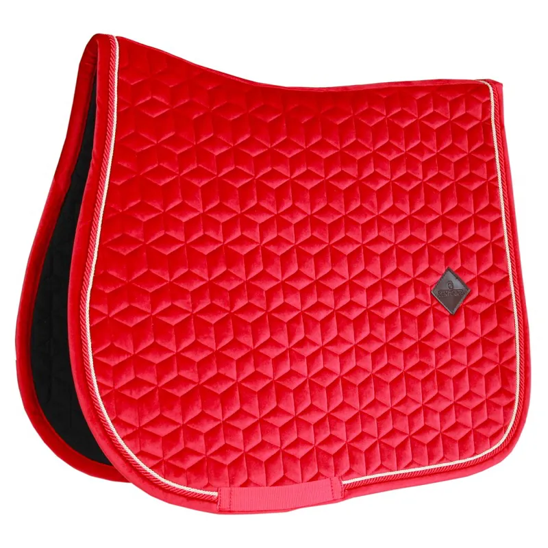 Kentucky Velvet Jumping Saddle Pad - Red