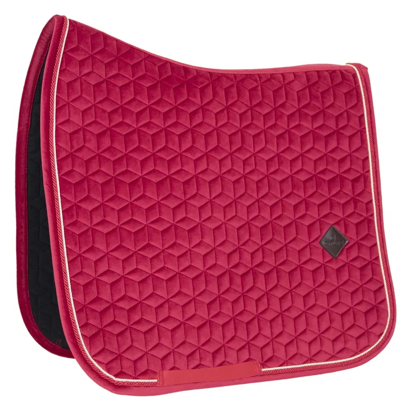 Kentucky Velvet Dressage Saddle Pad - Fuchsia