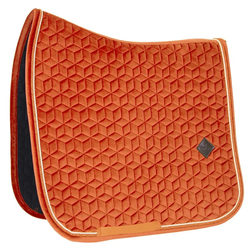 Kentucky Velvet Dressage Saddle Pad - Orange