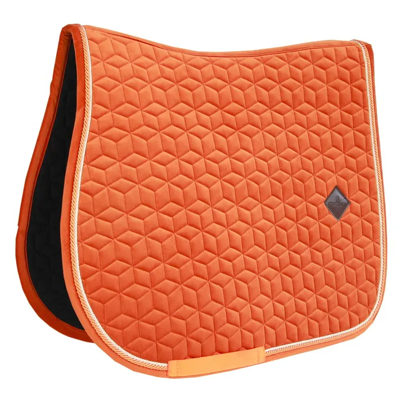 Kentucky Velvet Jumping Saddle Pad - Orange