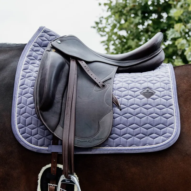 Kentucky Velvet Dressage Saddle Pad - Light Purple-1