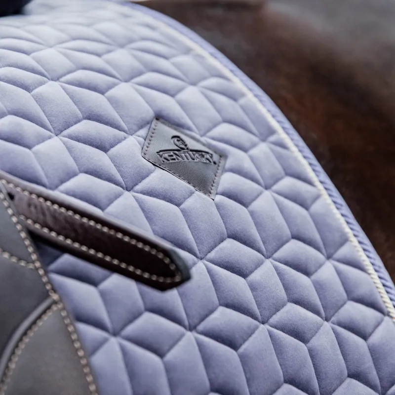 Kentucky Velvet Dressage Saddle Pad - Light Purple-2