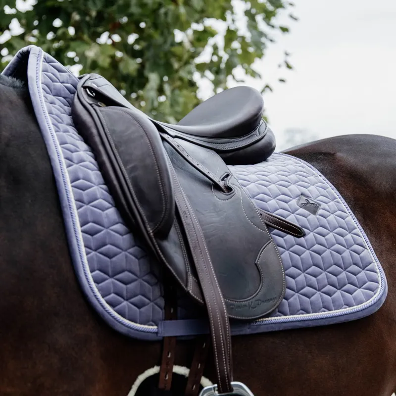 Kentucky Velvet Dressage Saddle Pad - Light Purple-3