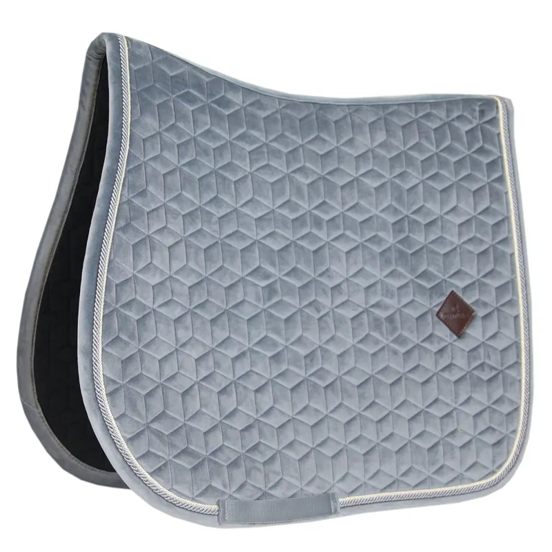 Kentucky Velvet Jumping Saddle Pad - Grey